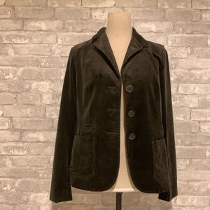 GAP Corduroy Brown Blazer Work Jacket Coat Y2K Button Up Collegiate School S